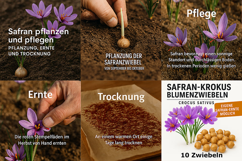 Seedeo® Safran (Crocus sativus) 10 Zwiebeln