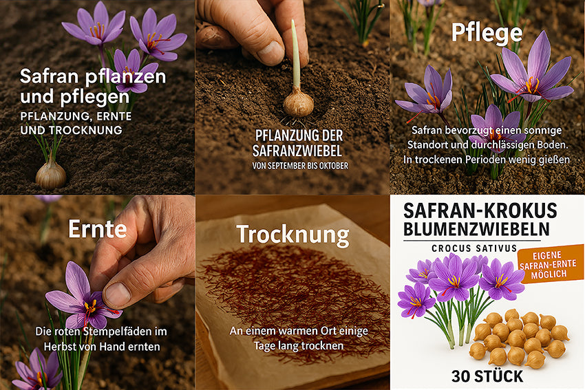 Seedeo® Safran (Crocus sativus) 30 Zwiebeln