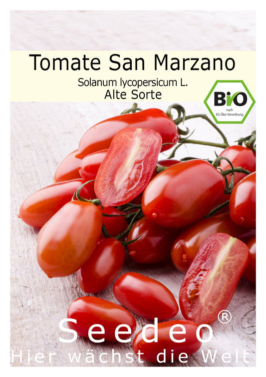 Seedeo® Tomate San Marzano (Lycopersicum L.) 25 Samen BIO