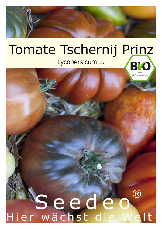 Seedeo® Tomate Tschernij Prinz (Lycopersicum L.) 25 Samen BIO