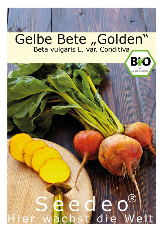 Seedeo® Gelbe Bete Golden (Beta vulgaris L. var. Conditiva) 100 Samen BIO