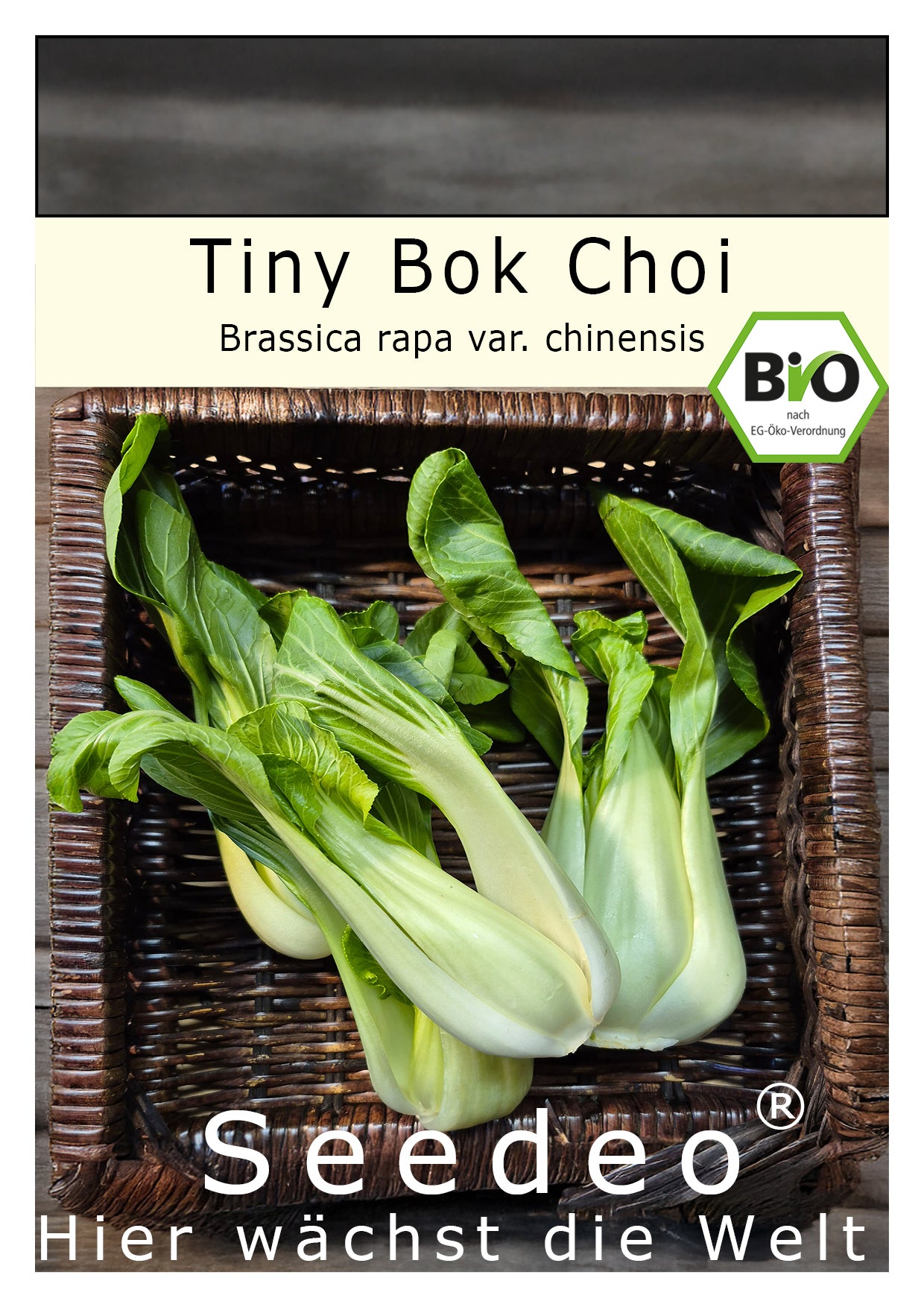 Seedeo® Tiny Bok Choi (Brassica rapa var. chinensis) 200 Samen BIO