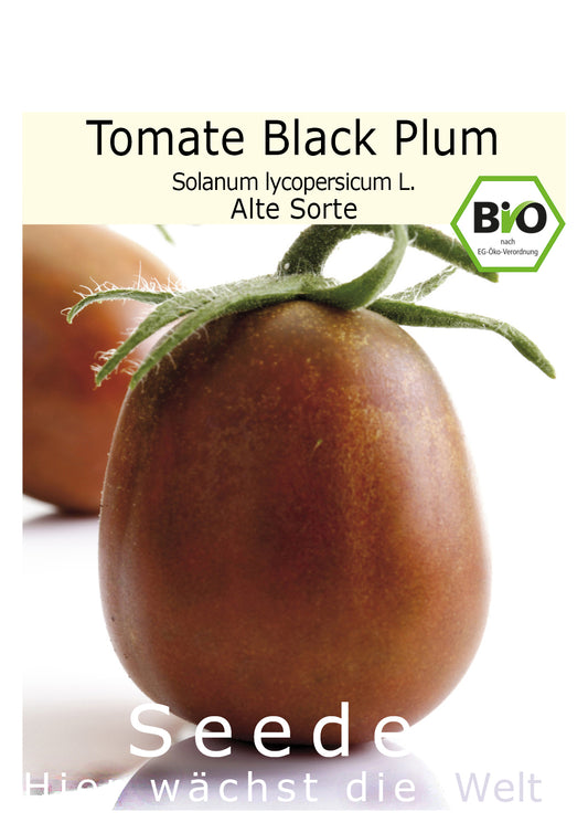 Seedeo® Tomate Black Plum (Lycopersicum esculentum Mill.) 20 Samen BIO
