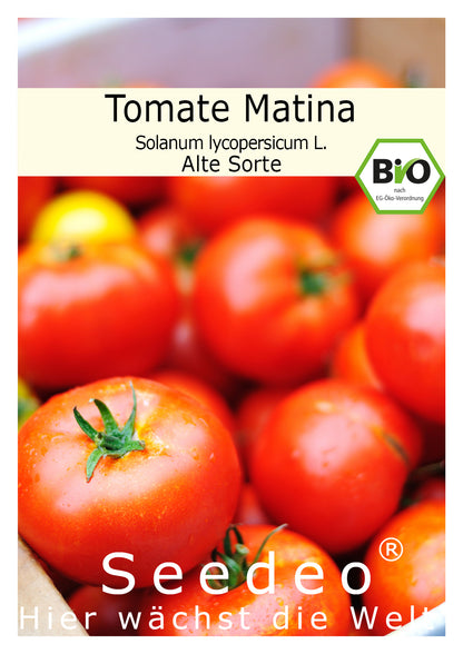 Seedeo® Tomate Matina (Lycopersicum L.) 25 Samen BIO